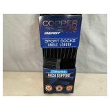 3 New Pairs of Copper Fit Arch Support Sport Socks - Ankle Length 3 New Pairs of Copper Fit Arch Support Sport Socks - Ankle Length