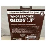 New Horsepower Giddy Up Rechargeable Electric Grill Brush New Horsepower Giddy Up Rechargeable Electric Grill Brush