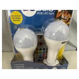 New 2 Pack Of Color Changing Wireless Light Bulbs New 2 Pack Of Color Changing Wireless Light Bulbs