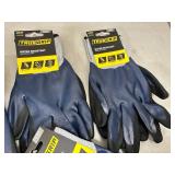 4 New Pairs of True Grip Water Resistant Work Gloves - Size XL 4 New Pairs of True Grip Water Resistant Work Gloves - Size XL