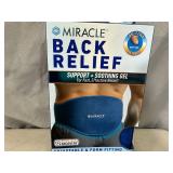 New Miracle Back Relief Hot / Cold Gel Wrap New Miracle Back Relief Hot / Cold Gel Wrap