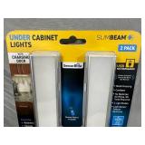 2 New Slim Beam Under Cabinet Rechargeable Lights 2 New Slim Beam Under Cabinet Rechargeable Lights