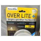 2 New Rechargeable Over Lite Motion Activated Wall / Ceiling Lights 2 New Rechargeable Over Lite Motion Activated Wall / Ceiling Lights