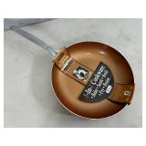 New 5 in 1 Copper Ceramic Coated 11 inch Frying Pan - Scuffed New 5 in 1 Copper Ceramic Coated 11 inch Frying Pan - Scuffed