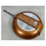 New 5 in 1 Copper Ceramic Coated 11 inch Frying Pan - Scuffed New 5 in 1 Copper Ceramic Coated 11 inch Frying Pan - Scuffed