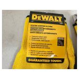 New Dewalt Leather Gloves and Coated Gripper Work Gloves - Size Large New Dewalt Leather Gloves and Coated Gripper Work Gloves - Size Large