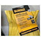 New Dewalt Leather Gloves and Coated Gripper Work Gloves - Size Large New Dewalt Leather Gloves and Coated Gripper Work Gloves - Size Large