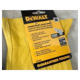 New Dewalt Leather Gloves and Coated Gripper Work Gloves - Size Medium New Dewalt Leather Gloves and Coated Gripper Work Gloves - Size Medium