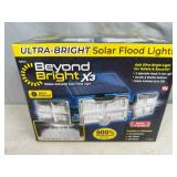 New Beyond Bright X3 Solar Powered Floodlight New Beyond Bright X3 Solar Powered Floodlight
