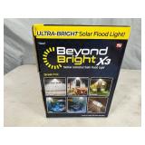 New Beyond Bright X3 Solar Powered Floodlight New Beyond Bright X3 Solar Powered Floodlight