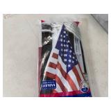 New Valley Forge American Flag with 5 ft Pole Kit New Valley Forge American Flag with 5 ft Pole Kit