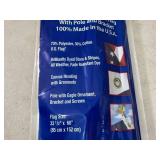 New Valley Forge American Flag with 5 ft Pole Kit New Valley Forge American Flag with 5 ft Pole Kit