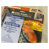 New Swanson Aluminum Speed Square and Folding Utility Knife Combo New Swanson Aluminum Speed Square and Folding Utility Knife Combo