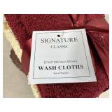 New Pack of 12 Signature Classics Wash Cloths New Pack of 12 Signature Classics Wash Cloths