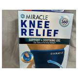 New Miracle Knee Relief Hot / Cold Gel Sleeve New Miracle Knee Relief Hot / Cold Gel Sleeve