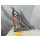 New Swanson 12 inch Aluminum Speed Square and 2 Bubble Line Levels New Swanson 12 inch Aluminum Speed Square and 2 Bubble Line Levels