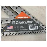 New Swanson 12 inch Aluminum Speed Square and 2 Bubble Line Levels New Swanson 12 inch Aluminum Speed Square and 2 Bubble Line Levels