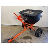 Brand New Agri-Fab 40,000 sq. ft. 185 lb. Tow Behind Broadcast Spreader Brand New Agri-Fab 40,000 sq. ft. 185 lb. Tow Behind Broadcast Spreader