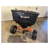 Brand New Agri-Fab 40,000 sq. ft. 185 lb. Tow Behind Broadcast Spreader Brand New Agri-Fab 40,000 sq. ft. 185 lb. Tow Behind Broadcast Spreader