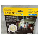 New Over Lite Ultra Motion Activated Wall/Ceiling Light - Rechargeable New Over Lite Ultra Motion Activated Wall/Ceiling Light - Rechargeable