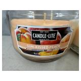 2 New Candle Lite Triple Wick Candles 2 New Candle Lite Triple Wick Candles