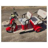 2026 SDLANCH Electric Tricycle Mini Golf Cart (IRGC40) - Red 2026 SDLANCH Electric Tricycle Mini Golf Cart (IRGC40) - Red