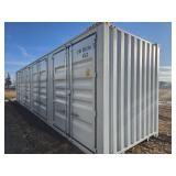 CIMU0881465 // 40 Ft Shipping Container with 4 Side Doors, 40HC, Single Trip CIMU0881465 // 40 Ft Shipping Container with 4 Side Doors, 40HC, Single Trip