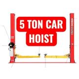 SDLANCH 10,000 Pound Two-Post Lift Car Hoist (IRTPL) - red SDLANCH 10,000 Pound Two-Post Lift Car Hoist (IRTPL) - red