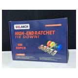 SDLANCH High End Ratchet Tie Downs, 5M, 20 Pcs SDLANCH High End Ratchet Tie Downs, 5M, 20 Pcs