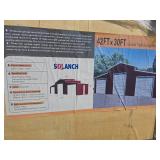 SDLANCH Triple Garage Metal Shed (SDL4230TGMS) SDLANCH Triple Garage Metal Shed (SDL4230TGMS)