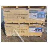 SDLANCH Triple Garage Metal Shed (SDL4230TGMS) SDLANCH Triple Garage Metal Shed (SDL4230TGMS)