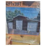 SDLANCH Triple Garage Metal Shed (SDL4230TGMS) SDLANCH Triple Garage Metal Shed (SDL4230TGMS)