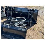 SDLANCH Mini Skid Steer 39 Inch Snow Blade SDLANCH Mini Skid Steer 39 Inch Snow Blade