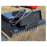 SDLANCH Mini Skid Steer 43 Inch Flail Mower SDLANCH Mini Skid Steer 43 Inch Flail Mower