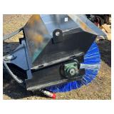 SDLANCH Mini Skid Steer 37 Inch Angle Sweeper Brush SDLANCH Mini Skid Steer 37 Inch Angle Sweeper Brush