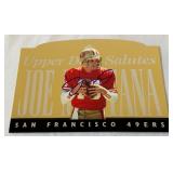 Joe Montana Autographed Limited Edition /10,000 Die Cut 1995 Upper Deck Salutes #JM-1 Football Card w/ COA