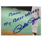Pete Rose Autographed 8x10" Baseball Photo