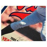 Kirby Puckett Early Autograph on 1985 Minnesota Twins Baseball Yearbook w/ Tony Oliva, Frank Viola, Mickey Hatcher, Roy Smalley, Rick Lysander