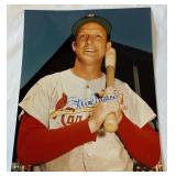 Stan Musial Autographed 8x10" Baseball Photo