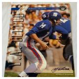 Y.A. Tittle Autographed 1997 Leaf School Drafts #9 Football Card