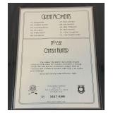 Jim Catfish Hunter Autographed Limited Edition /5,000 1990 Perez Steele Great Moments #62 Baseball Card