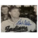 Bob Feller Autographed Baseball Photo