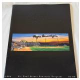 Wayne Terwilliger Autographed Autographed 1994 St. Paul Saints Baseball Program
