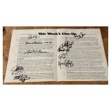 16x Autographed 1997 Pro Football Cruise Program (see description)