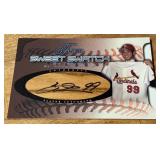 So Taguchi Autographed Flair Sweet Swatch Baseball Card