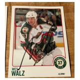 7 Minnesota Wild Alumni Autographed Cards w/ Wes Walz