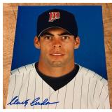 Marty Cordova Autographed 8x10" Minnesota Twins Baseball Photo
