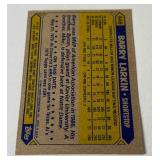 Barry Larkin Autographed RC 1987 Topps #648 Rookie Baseball Card