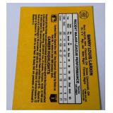 Barry Larkin Autographed RC 1987 Donruss #492 Rookie Baseball Card