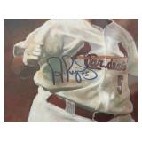 Albert Pujols Autographed and Framed and Matted Limited Edition /700 Photo with COA 18x22" Numbered 413/700